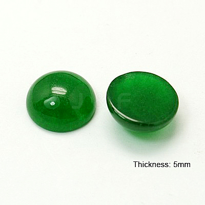 Natural White Jade Cabochons G-C108-12mm-7-1