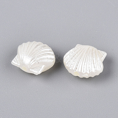 ABS Plastic Imitation Pearl Beads OACR-T028-92-1