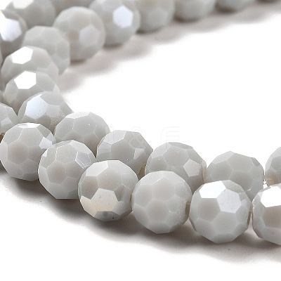 Opaque Glass Beads Stands LS-EGLA-A035-P6mm-B22-1