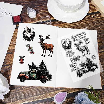 Plastic Stamps DIY-WH20018-0215-1