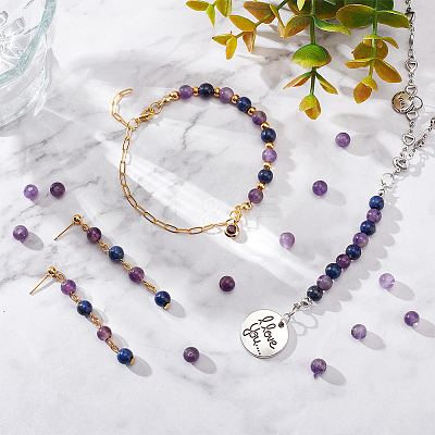 Natural Amethyst Beads G-OC0003-82A-1