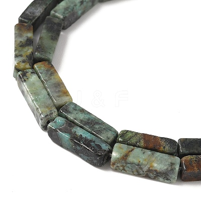 Natural African Turquoise(Jasper) Beads Strands G-G837-02-1