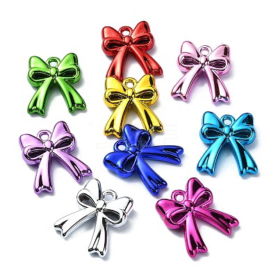 UV Plating Acrylic Pendants X-OACR-E033-29-1