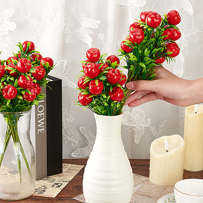 Plastic Imitation Apple AJEW-WH0502-39-1