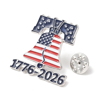 USA Independence 250 Year Commemorative Alloy Enamel Lapel Pin Backs JEWB-B046-01C-P-1