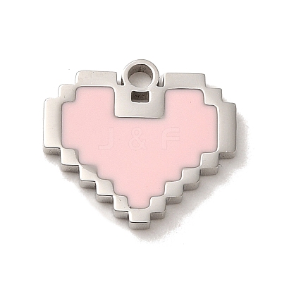 304 Stainless Steel Enamel Charms X-STAS-L022-005P-1