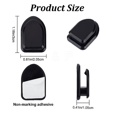 Resin Car Mini Hooks AJEW-WH0299-41-1