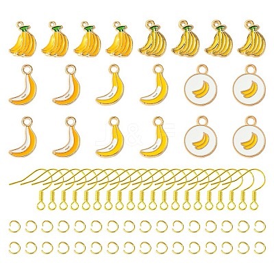 DIY Banana Dangle Earrings DIY-FS0006-04-1