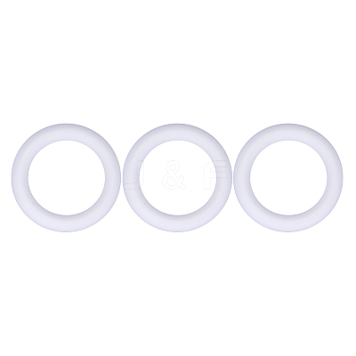 3Pcs Ring Silicone Focal Beads JX895B-01-1