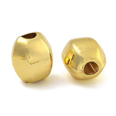 Rack Plating Brass European Beads KK-I718-31B-G-1
