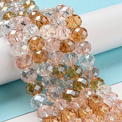 Glass Beads Strands EGLA-A034-M10mm-23-1