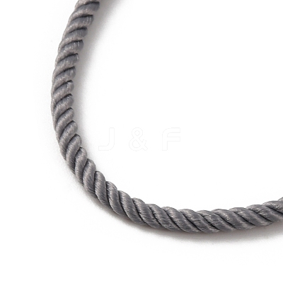2MM Round Nylon Milan Cord Necklace Makings MAK-F038-C11-G-1