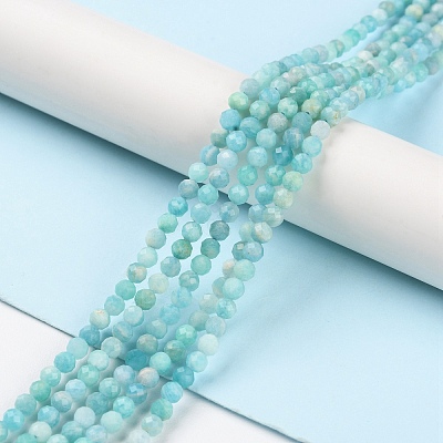 Natural Amazonite Beads Strands G-P500-01B-01-1