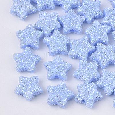 Opaque Acrylic Beads X-MACR-T033-04D-1