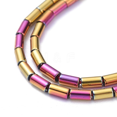 Electroplate Glass Beads Strands EGLA-K014-B-FP06-1