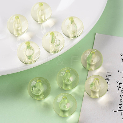 Transparent Acrylic Beads MACR-S370-A16mm-728-1
