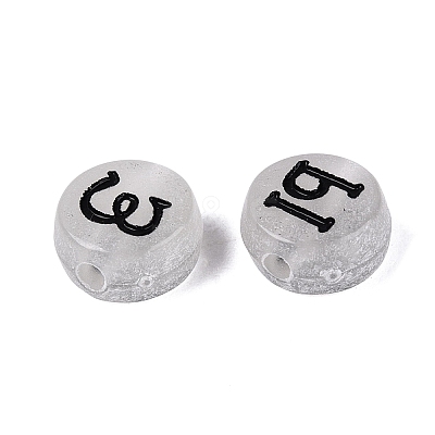 Luminous Transparent Acrylic Beads TACR-Q013-07A-1