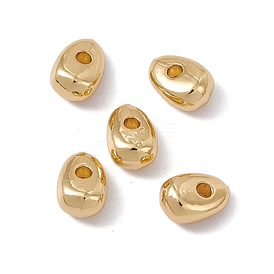 Rack Plating Brass Beads KK-C007-42G-1