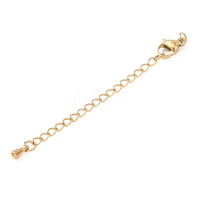 304 Stainless Steel Curb Chain Extender STAS-G383-06G-1