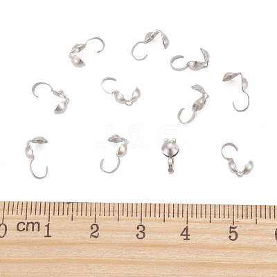 Tarnish Resistant 304 Stainless Steel Bead Tips X-STAS-R063-23-1