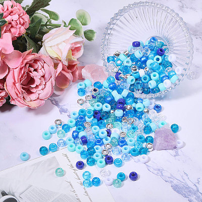 4 Strands 2 Styles Handmade Millefiori Glass Bead Strands KY-CA0001-60-1