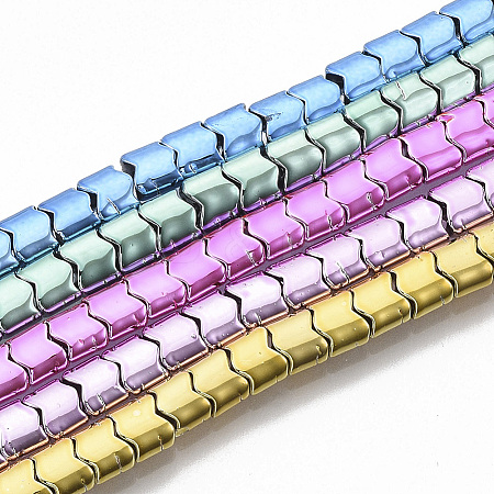 Electroplated Non-magnetic Synthetic Hematite Beads Strands G-S365-007-1