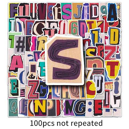 100Pcs PVC Adhesive Waterproof Stickers PW-WG866BD-01-1