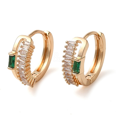 Brass Hoop Earrings for Women EJEW-M238-35KCG-1