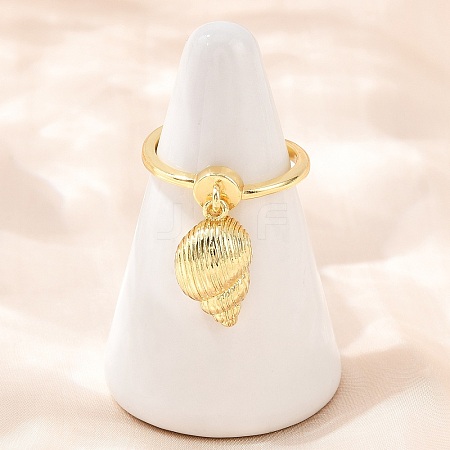 Brass Adjustable Finger Rings RJEW-C145-04G-1