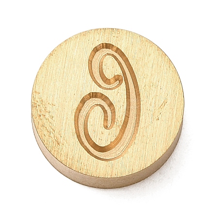 Golden Tone Brass Letter Stamps LS-KK-R005-01C-1