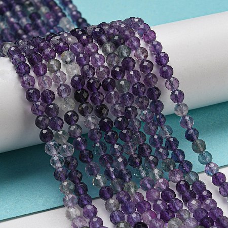 Natural Fluorite Beads Strands X-G-K315-B01-01-1