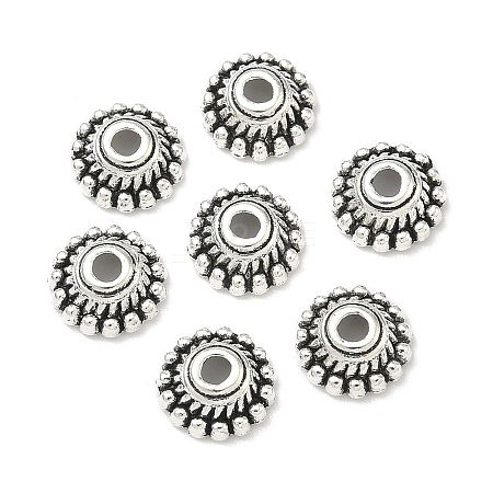 Tibetan Style Alloy Caps LF1235Y-NF-1