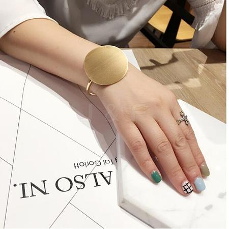 Brass Open Cuff Bangles for Women WG90AA7-01-1