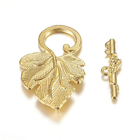 Alloy Toggle Clasps LS-PALLOY-A20005-G-LF-1