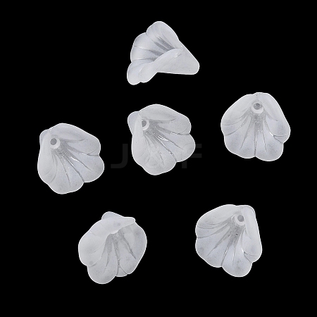 Acrylic Frosted Bead Caps AC-CBA81FF-04A-1