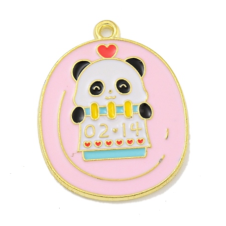 Alloy Enamel Pendants ENAM-H045-03LG-02-1