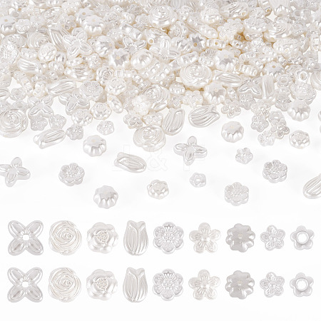 ABS Plastic Imitation Pearl Beads KY-TA0001-52-1