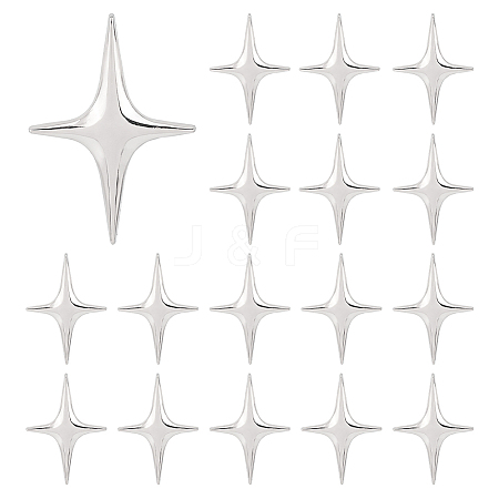 16Pcs Star Alloy Lapel Pins for Backpack Clothes JEWB-FH0002-96P-1