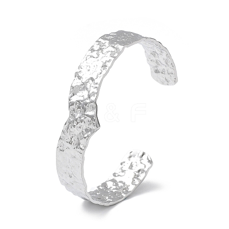 304 Stainless Steel Cuff Bangles for Women LS-BJEW-Z078-27P-1