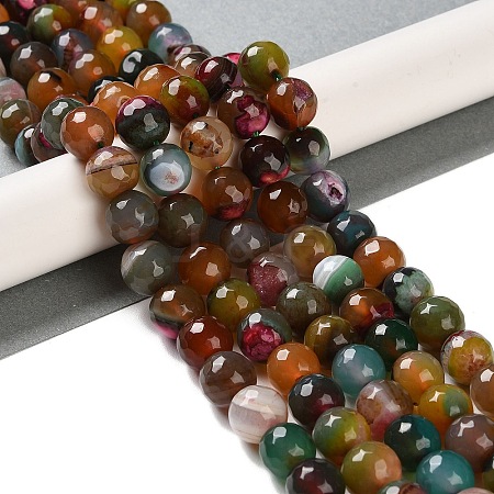 Natural Agate Beads Strands G-M437-B01-01E-1