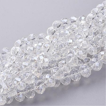 Glass Beads Strands GR12MMY-01L-1