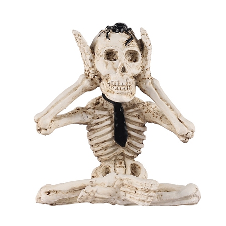 Halloween Theme Resin Skeleton Display Decorations PW-WGE5C74-02-1