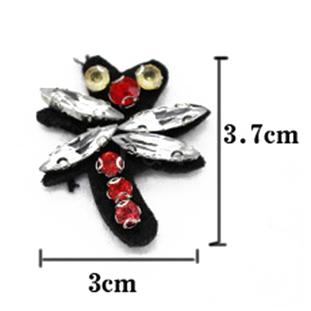 Computerized Embroidery Cloth Iron on/Sew on Patches DIY-WH0196-79-1