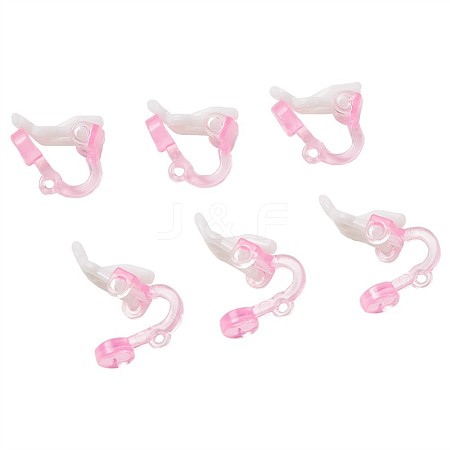 Plastic Clip-on Earring Findings FIND-BT0002-05-1