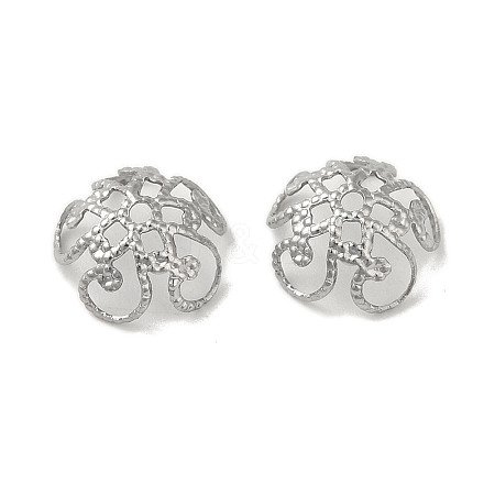 Non-Tarnish 304 Stainless Steel Bead Caps STAS-P363-07P-1