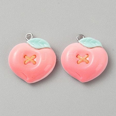 Opaque Resin Pendants CRES-CJC0011-004H-P-1