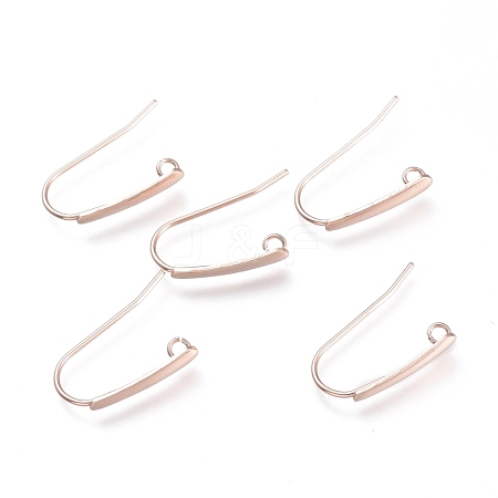 304 Stainless Steel Earring Hooks STAS-K211-02RG-1