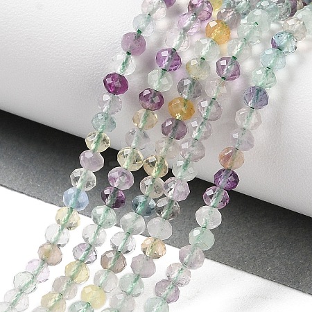 Natural Fluorite Beads Strands G-N342-23-1