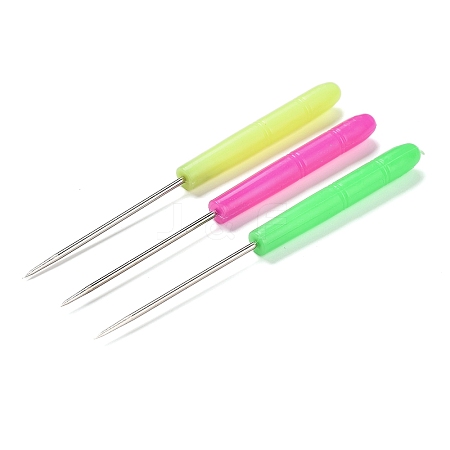 3 Colors Steel Awl Pricker Sewing Tool Kit TOOL-K015-04-1