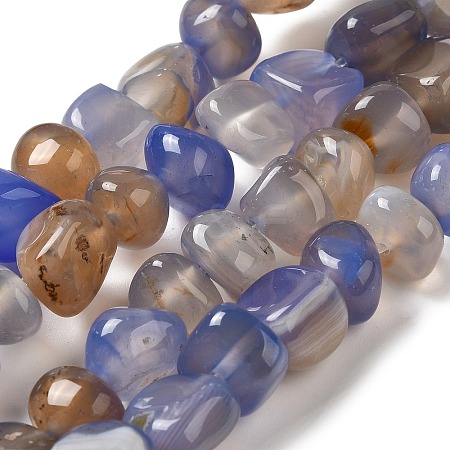 Natural Agate Beads Strands G-H295-B01-10-1